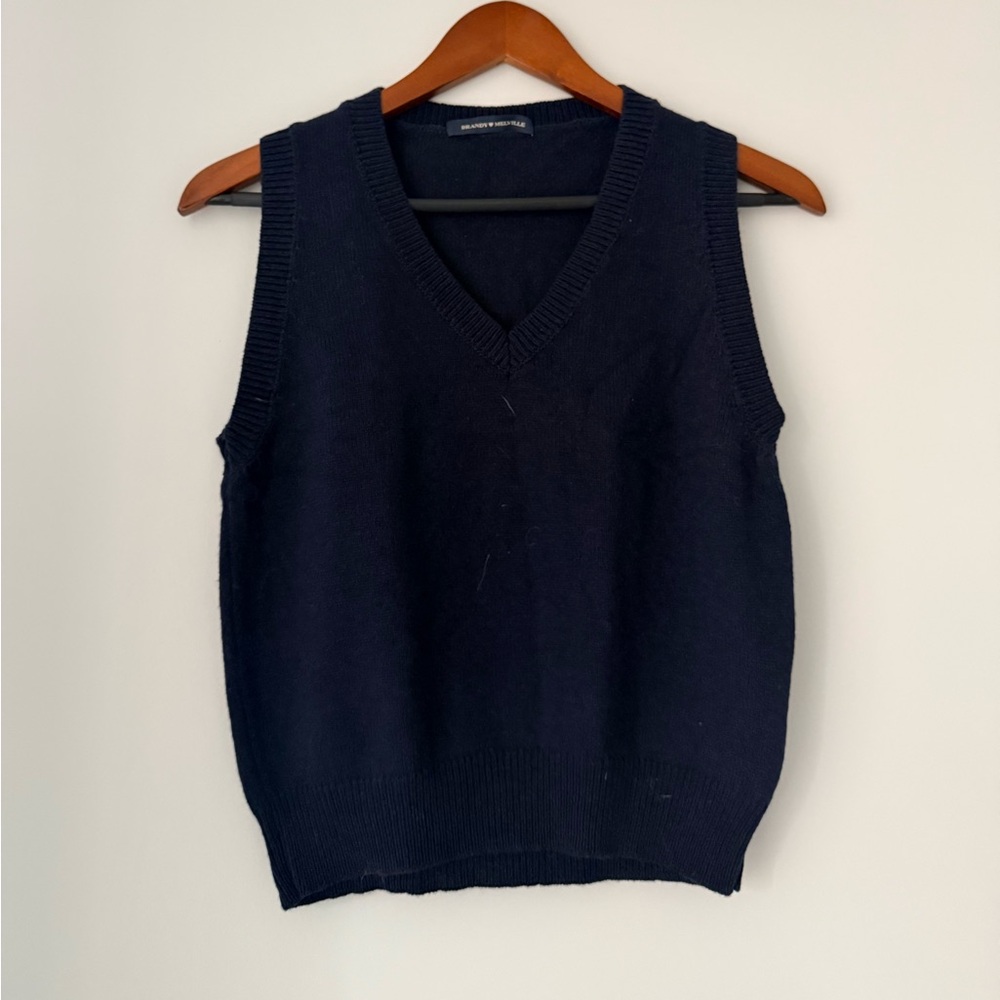 Brandy Melville Dark Blue Knit Vest
